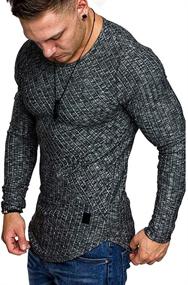 img 3 attached to Lexiart Fashion Athletic Pullover Sweatshirts Men's Clothing