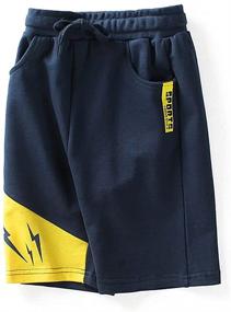 img 2 attached to 🩳 Boys' Clothing: Rolanko Shorts - Comfortable Playwear with Drawstring Design