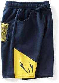 img 3 attached to 🩳 Boys' Clothing: Rolanko Shorts - Comfortable Playwear with Drawstring Design