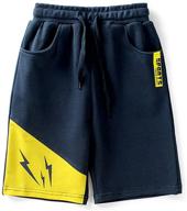 🩳 boys' clothing: rolanko shorts - comfortable playwear with drawstring design logo