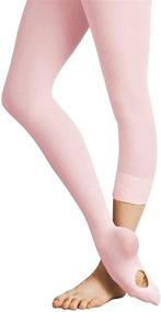 img 3 attached to 🩰 High-Quality Girls' Ultra Soft Pro Dance Tights: Perfect for Ballet and Daily Wear (Toddler/Little Kid/Big Kid)