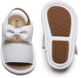 img 2 attached to 👶 Kiderence Infant Sandals - First Toddler Shoes for Baby Girls