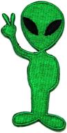👽 alien cartoon logo iron on patch - unique gift for men and women/ramakian logo