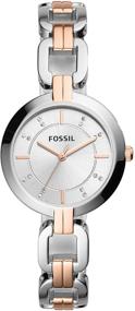 img 4 attached to Fossil Womens Kerrigan Quartz Stainless Steel Plated Women's Watches