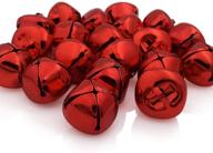 🔔 cllootve 1-inch/25mm red metal craft bells for holiday home christmas festival party wedding decorations, 20pcs - ideal for diy projects, gifts logo