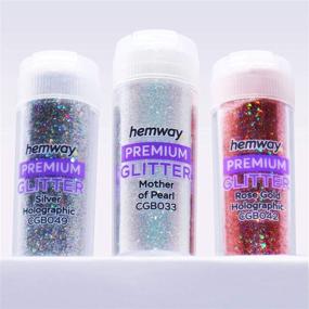 img 1 attached to ➰ Hemway 54 Glitter Tube Craft Box (0.34oz/9.6g) - All-Purpose Ultrafine Glitter for Arts, Crafts, Scrapbooking, Slime, Resin, Cosmetics, Nail Art, Halloween