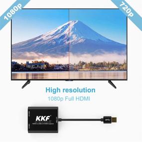 img 2 attached to 📹 Видеозахват HDMI-карта KKF 4K: USB3.0 1080P 60FPS HD с ультранизкой задержкой для PS5, PS4, Xbox, Nintendo Switch, DSLR: идеально для стриминга в Twitch и YouTube и записи