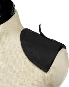 img 1 attached to 👕 Dritz 53076-1 Shoulder Pads: 1/2-Inch, Black (Set of 2) - Enhancing Comfort and Style