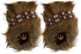 img 4 attached to STAR WARS Slippers Chewbacca Novelty Boys' Shoes and Slippers