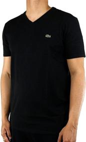 img 2 attached to 👕 Lacoste Sleeve V Neck Cotton T Shirt: Classic & Comfortable Men's Fashion