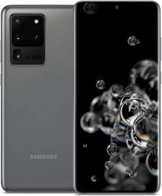 img 2 attached to Get the Ultimate Samsung Galaxy S20 Ultra 5G - Factory Unlocked & Packed with Long-Lasting Battery, Facial Recognition, and 128GB Storage in Cosmic Gray US Version
