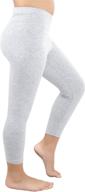 👖 tobeinstyle girls fitted length leggings - optimized girls' clothing for leggings logo