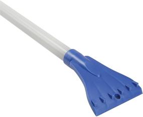 img 2 attached to Snow Joe SJBLZD-LED 4-In-1 Telescoping Snow Broom + Ice Scraper - 18-Inch Foam Head with Headlights (Blue)