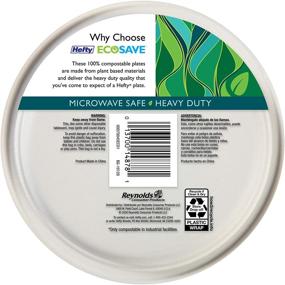 img 3 attached to 🌱 Hefty ECOSAVE Compostable Paper Plates, 10-1/8 Inch, 45 Count - An eco-friendly dining solution