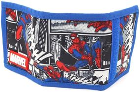 img 4 attached to 🕷️ BEZANO Marvel Avengers Spider Man Super Comics Kids Trifold Wallet, Black, X-Small