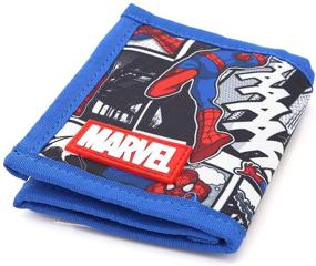 img 3 attached to 🕷️ BEZANO Marvel Avengers Spider Man Super Comics Kids Trifold Wallet, Black, X-Small