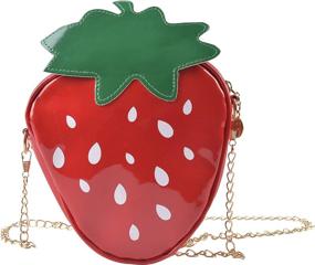 img 4 attached to QZUnique Women's Watermelon Shoulder Crossbody Handbags & Wallets