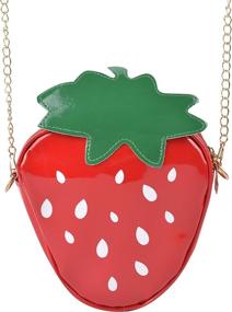 img 1 attached to QZUnique Women's Watermelon Shoulder Crossbody Handbags & Wallets