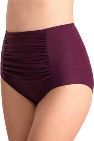 img 3 attached to 👙 Enhance Your Beachwear Look with Cherrydew Waisted Bottoms Control Tankinis: Exquisite Women's Clothing for Swimsuits & Cover Ups