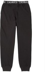 img 1 attached to 👖 Stylish FA21Logo Calvin Klein Joggers - 16 Boys' Clothing Pants for Fashion-Forward Kids