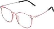 👓 cyxus pink blue light blocking glasses: lightweight & flexible computer eyewear logo