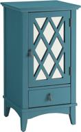 🏬 acme furniture ceara floor cabinet: stylish teal accent for versatile storage, one size логотип