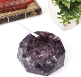 img 1 attached to 💜 Tabletop Amethyst Cigarette Decoration by WarmHut