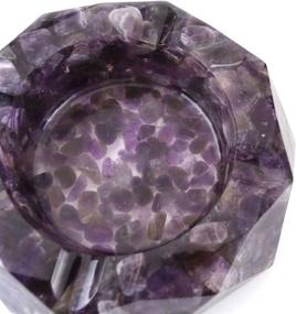 img 2 attached to 💜 Tabletop Amethyst Cigarette Decoration by WarmHut