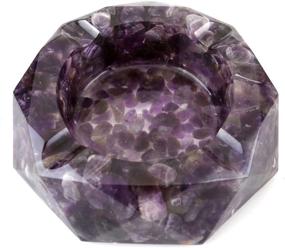 img 4 attached to 💜 Tabletop Amethyst Cigarette Decoration by WarmHut