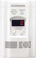 🔌 kidde nighthawk carbon monoxide & gas detector, ac plug-in with battery backup, digital display logo
