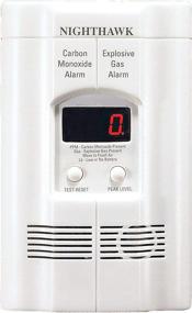 img 4 attached to 🔌 Kidde Nighthawk Carbon Monoxide & Gas Detector, AC Plug-In with Battery Backup, Digital Display