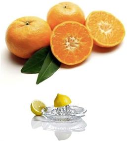 img 2 attached to Destalya Citrus Juicer Lemon Squeezer: Manual Heavyweight Glass Reamer with Handle and Pour Spout