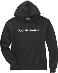img 1 attached to 🔥 Subaru Logo Black Basic XL Pullover Hoodie – Ultimate Sweatshirt for Forester, Impreza, WRX STI, Ascent, Outback, Legacy, Crosstrek & BRZ Enthusiasts!
