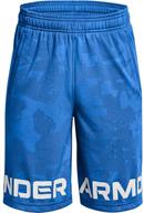 🔥 высокопроизводительные шорты under armour renegade 3.0 jacquard для мальчиков: прочность в сочетании со стилем. логотип