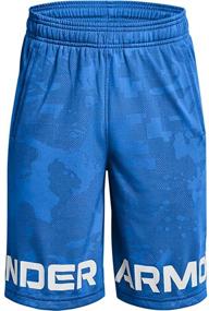 img 2 attached to 🔥 Высокопроизводительные шорты Under Armour Renegade 3.0 Jacquard для мальчиков: прочность в сочетании со стилем.