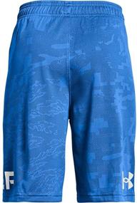 img 1 attached to 🔥 Высокопроизводительные шорты Under Armour Renegade 3.0 Jacquard для мальчиков: прочность в сочетании со стилем.