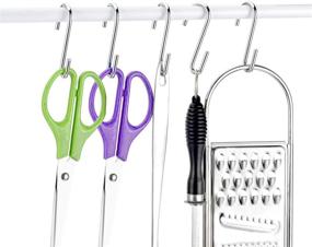 img 1 attached to 🛀 HiGift Stainless Steel Bathroom Hangers: Durable & Space-saving Hanging Solution