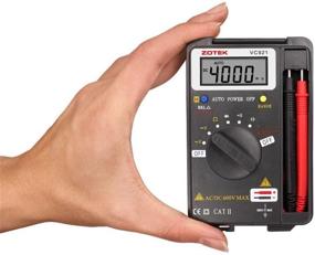 img 1 attached to VC921 Digital Multimeter: Auto Ranging Pocket Digital Multi 🔧 Tester - Measure AC/DC Voltage, Current, Resistance, Capacitance, Transistors & Diodes