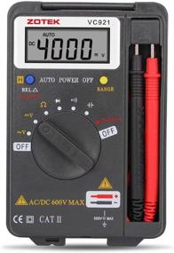 img 4 attached to VC921 Digital Multimeter: Auto Ranging Pocket Digital Multi 🔧 Tester - Measure AC/DC Voltage, Current, Resistance, Capacitance, Transistors & Diodes