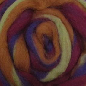 img 1 attached to Wistyria Editions 12-Inch Wool Roving Stripe, 0.25-Ounce: Enhancing Fall Harvest Projects!