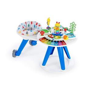 img 4 attached to Baby Einstein 4-in-1 Walk Around Discovery Activity Center Table - Ideal for 6 Months+ Babies to Promote Development