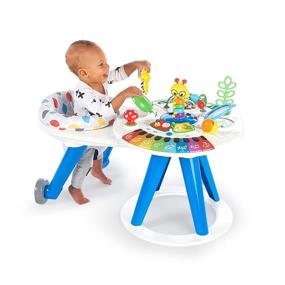 img 3 attached to Baby Einstein 4-in-1 Walk Around Discovery Activity Center Table - Ideal for 6 Months+ Babies to Promote Development