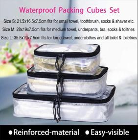 img 3 attached to TRANVERS Reinforced Waterproof Packing Organizers: Premium Quality for Ultimate Protection