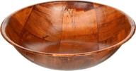 🍲 winco wwb 10 wooden woven 10 inch: high-quality and durable serving bowl logo