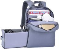 📷 caden camera bag backpack with laptop compartment – water-repellent for men and women photographers: compatible with nikon, sony, canon mirrorless cameras, tripod accessories logo