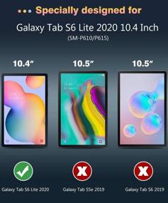 img 3 attached to TiMOVO Galaxy Tab S6 Lite 2020 Screen Protector - Ultra Clear Anti-Scratch Tempered Glass [2 Pack]