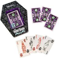 🏰 disney haunted mansion playing cards - exclusive glow in the dark theme park edition логотип