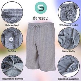 img 4 attached to 🏀 Ultimate Comfort: DARESAY Men's Activewear Basketball Volleyball Clothing for Sleep & Lounge