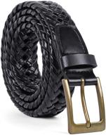 braided leather jasgood single b brown belt logo