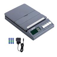 📦 acteck a-ce65 65lb digital shipping postal scale - gray | ac adapter included logo